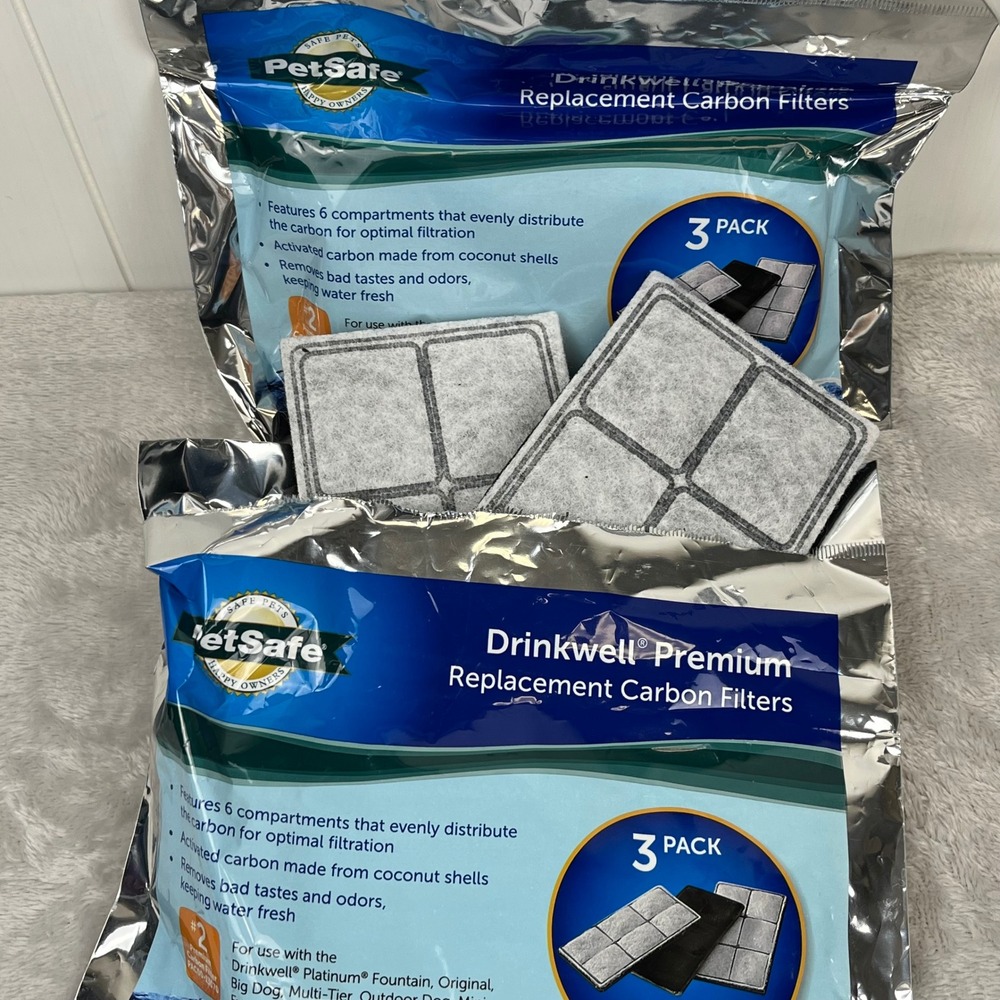PetSafe Drinkwell Premium Replacement Carbon‎ Filters 5 Filters